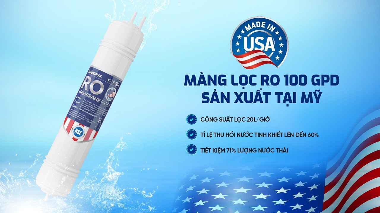 Máy lọc nước Karofi KAQ-U05 PRO